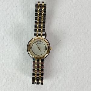 Tory Burch NWOT Women's Silver Gold Tone Stainless Steel Analog Watch